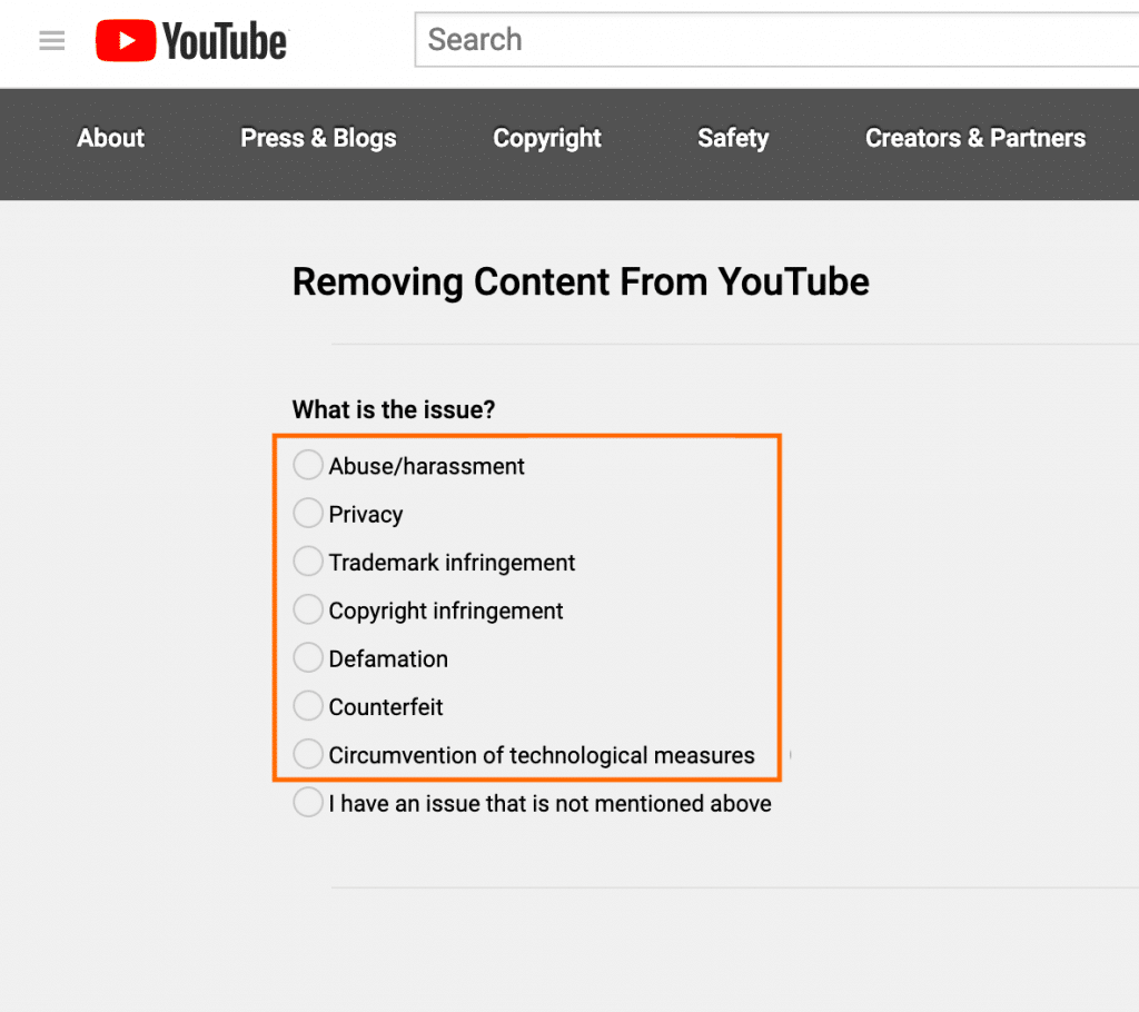 Remove YouTube Videos Google