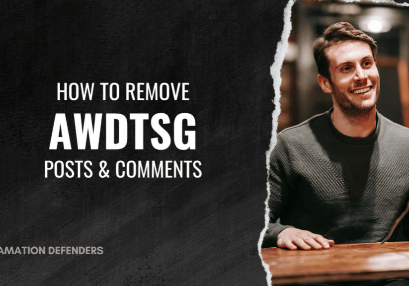 How to Remove AWDTSG Post